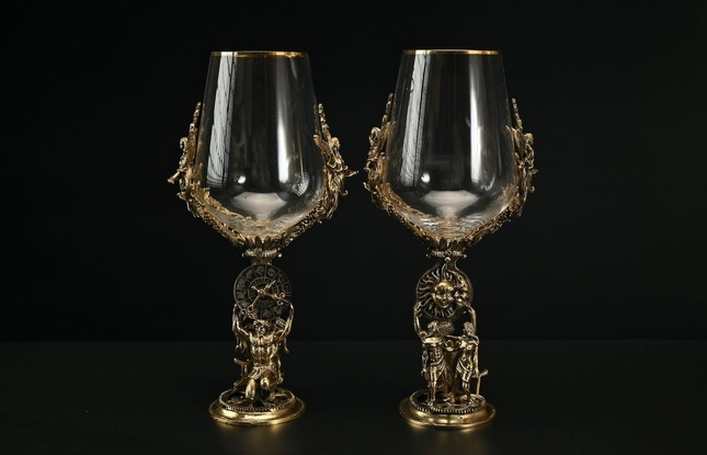 Бокал для вина «Зодиак Близнецы» 450 мл - фото №1