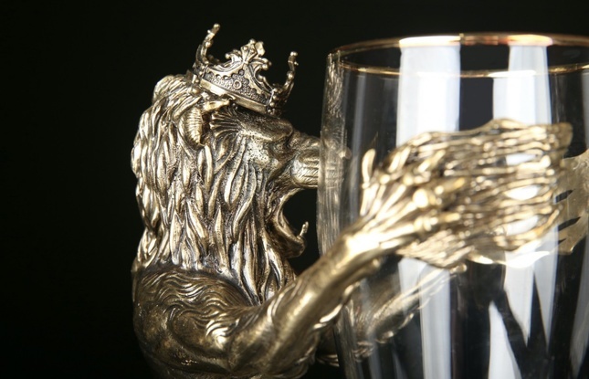 Пивной бокал "Лев VIP" 700 мл - фото №3