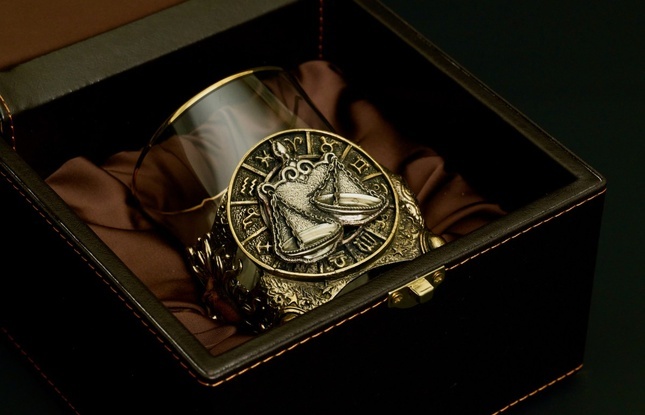 Стакан для виски Зодиак «Весы» 430 мл - фото №4