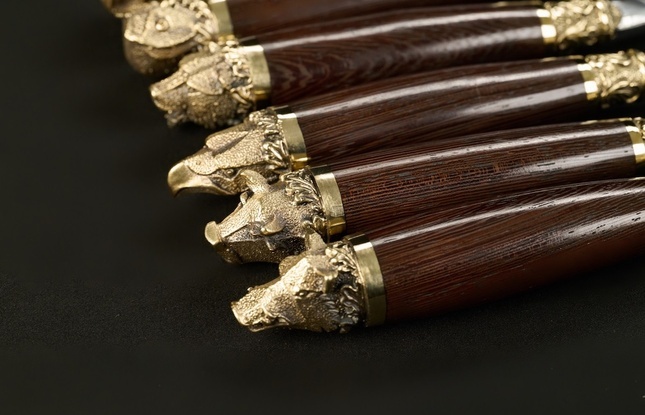 Шампуры ручной работы  «Звери Каменные» - фото №2