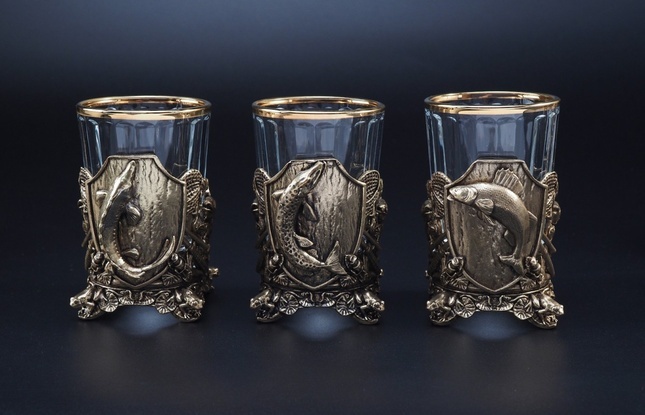 Набор рюмок «Трофейная Рыбалка» 50 мл - фото №10