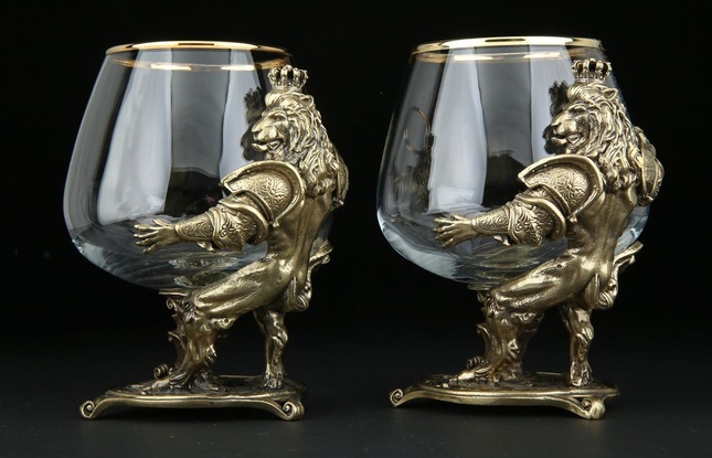 Бокал для коньяка «Лев Царский» 430 мл - фото №4