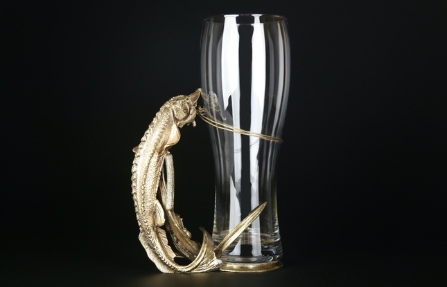 Пивной бокал "Рыба Стерлядь" - фото №1