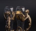 Набор пивных бокалов (2 шт.) «Драконы» в подарочном футляре - фото №8