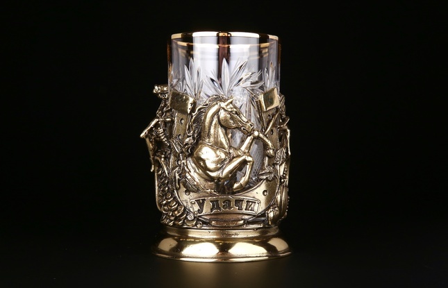 Набор подстаканников "Рог изобилия" 4 шт в подарочном кейсе  250 мл - фото №6