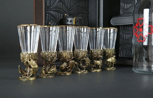 Кейс для алкоголя Арт-Мастер 10  "Рыбалка" - фото №3