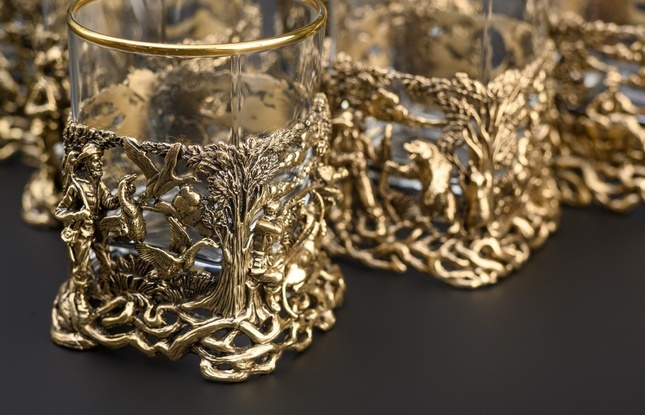 Подарочный набор стаканов для виски Охота  6шт. в подарочном кейсе 310 мл - фото №6