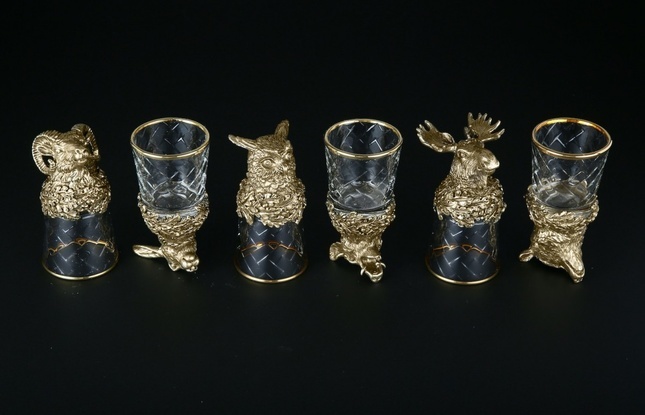 Подарочный набор чарок «Охота»  50 мл - фото №9