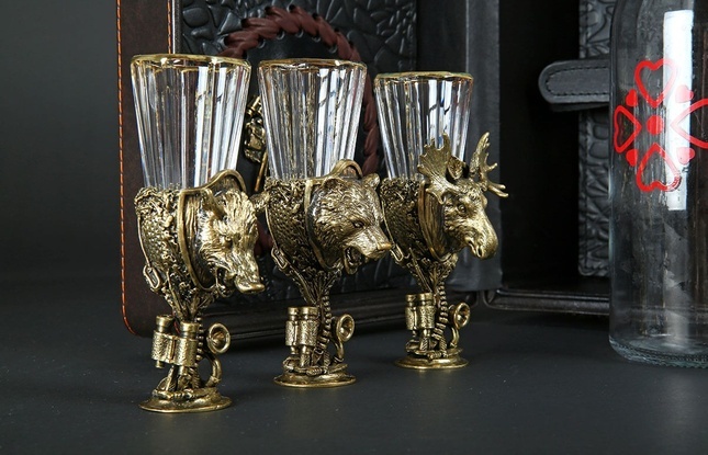 Кейс для алкоголя Арт-Мастер 12  "Охота Трофей" - фото №5