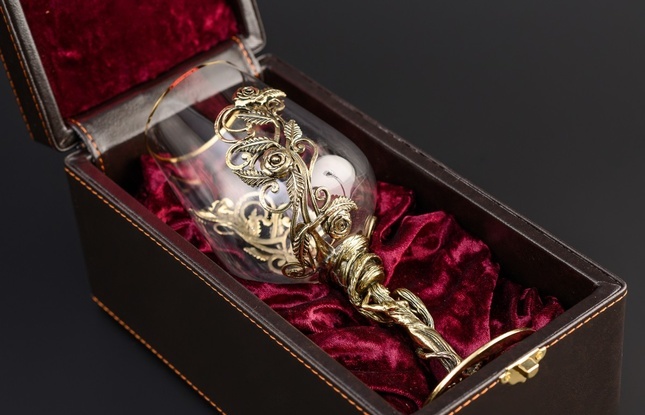 Бокал для вина «Флора» 450 мл - фото №1