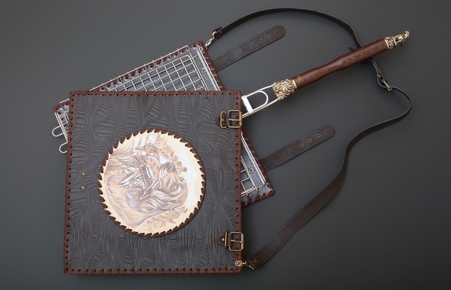 Решетка гриль "Собака и Утка" - фото №1