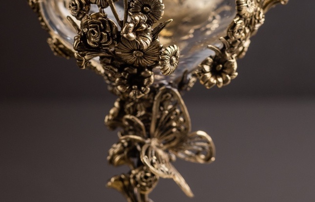 Бокал для вина «Цветочная фантазия» 450 мл - фото №4