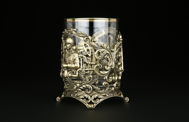 Стакан для  виски "Нефтяник" 310 мл - фото №3