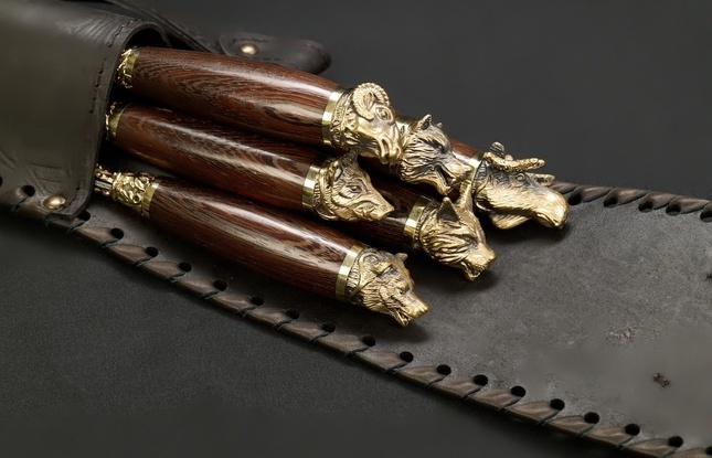 Шампуры ручной работы  «Звери Лесные» - фото №4