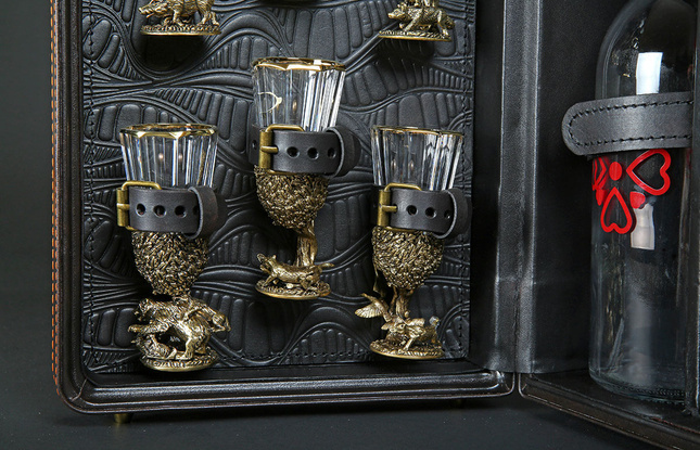 Кейс для алкоголя Арт-Мастер 13 "Русский лес" - фото №3