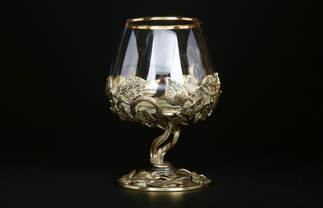 Бокал  для коньяка "Листва" 330 мл - фото №1