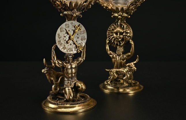 Набор бокалов для вина «Зодиак Телец» (2шт.) в подарочном футляре 450 мл - фото №1