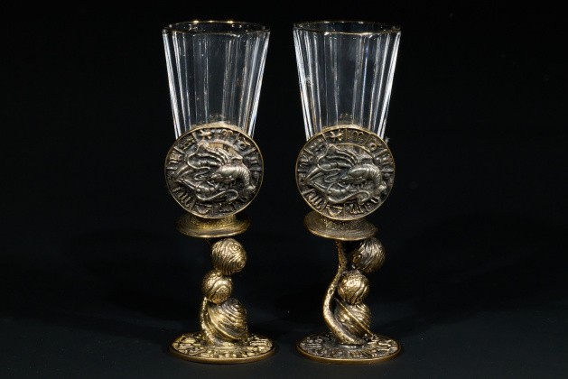 Набор лафитников для водки Знаки зодиака «Рак» 50 мл