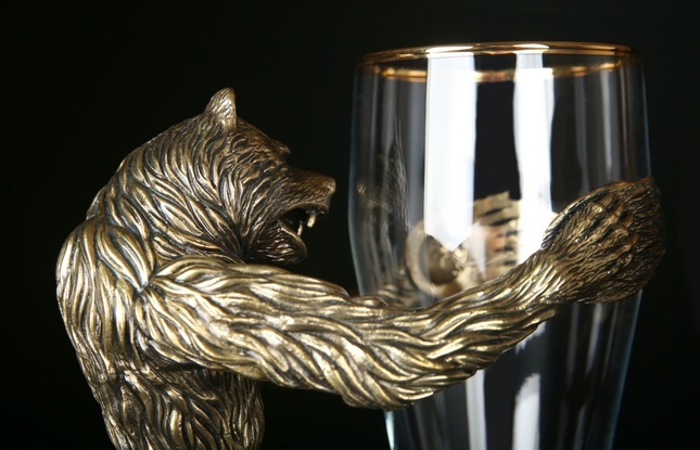 Пивной бокал "Медведь VIP"  700 мл - фото №2