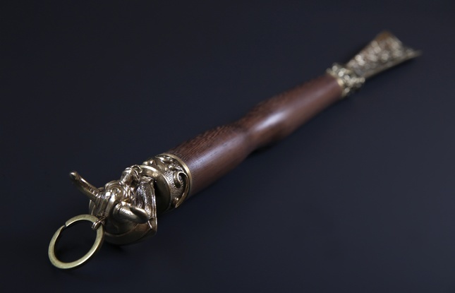 Ложка для обуви  "Бык бюст" - фото №2