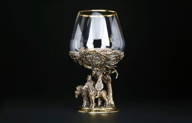 Бокал для коньяка «Три богатыря» 430 мл - фото №2