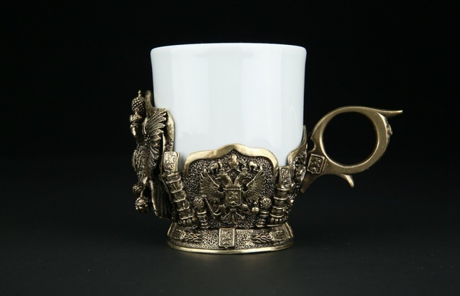 Чашка для кофе "Герб РФ" 200 мл - фото №2