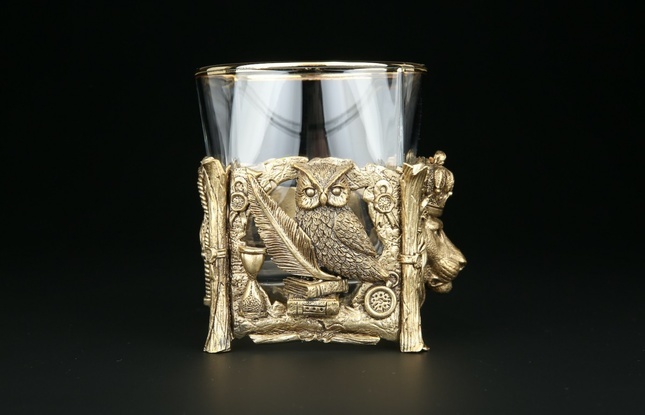 Стакан для виски «Мудрому руководителю» 310 мл - фото №3