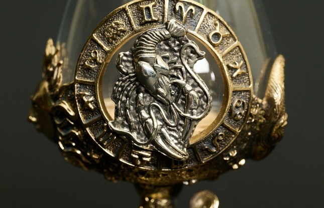 Бокал для коньяка Зодиак "Рак"  2 шт.  в подарочном футляре с художественным оформлением  430 мл - фото №5