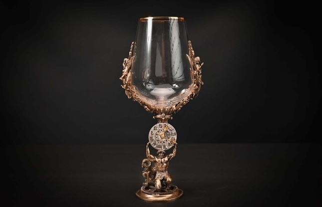 Бокал для вина "Гороскоп Овен"  1 шт.  в подарочном футляре с художественным оформлением  430 мл - фото №3