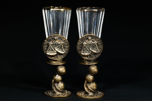 Набор лафитников для водки Знаки зодиака «Весы» 50 мл