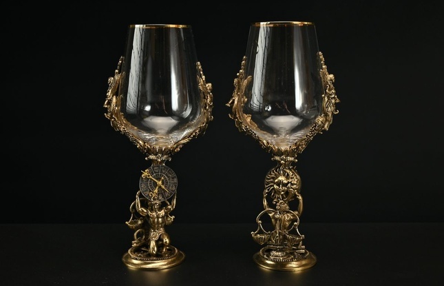 Бокал для вина «Зодиак Весы» 450 мл - фото №1