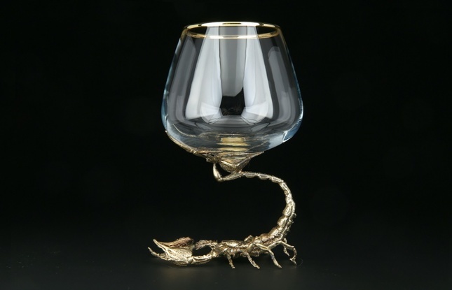 Бокал для коньяка «Скорпион» в подарочной коробке - фото №3