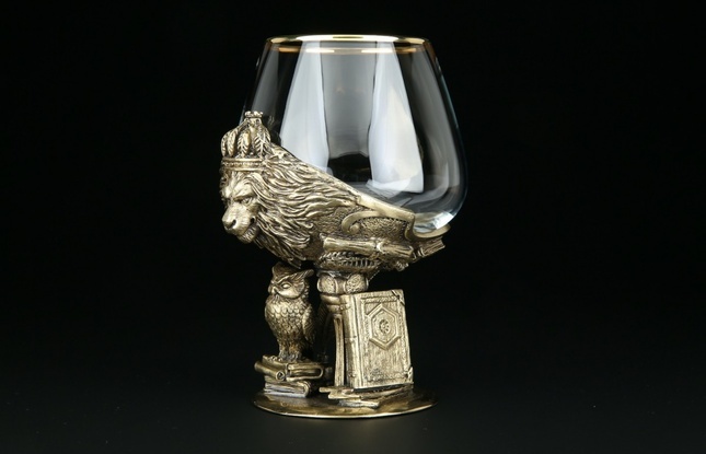 Бокал для коньяка «Мудрому начальнику» 430 мл - фото №2