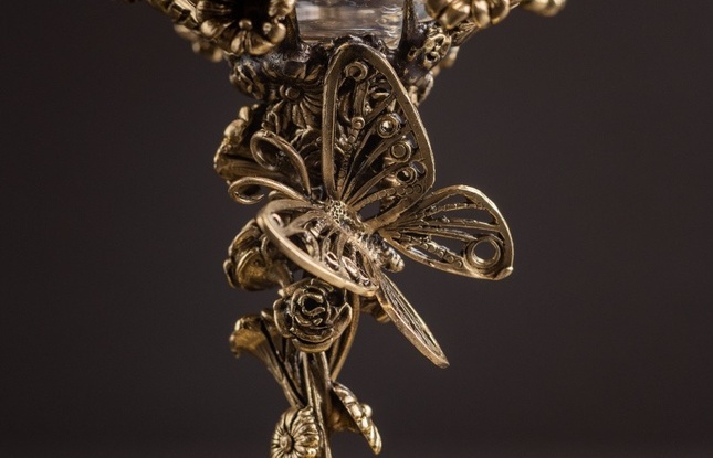 Бокал для вина «Цветочная фантазия» 450 мл - фото №6