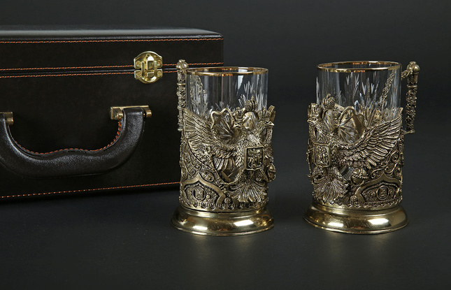 Подстаканник «Герб России VIP» - фото №8