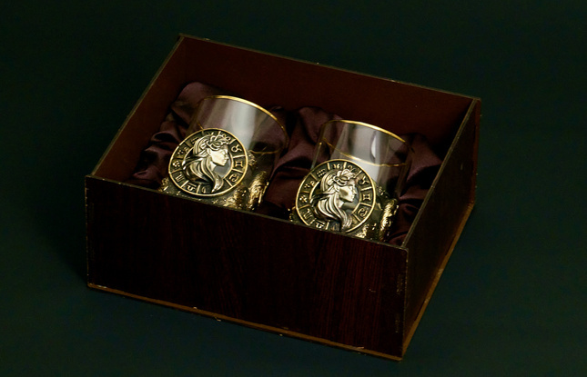 Стакан для виски Зодиак "Дева" - фото №5