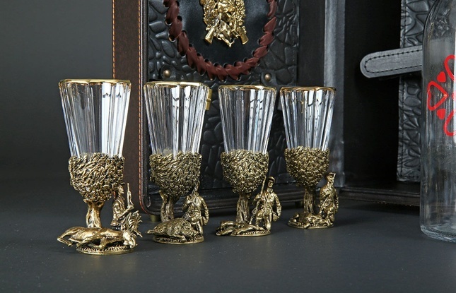 Кейс для алкоголя Арт-Мастер 5 "Охота" - фото №4