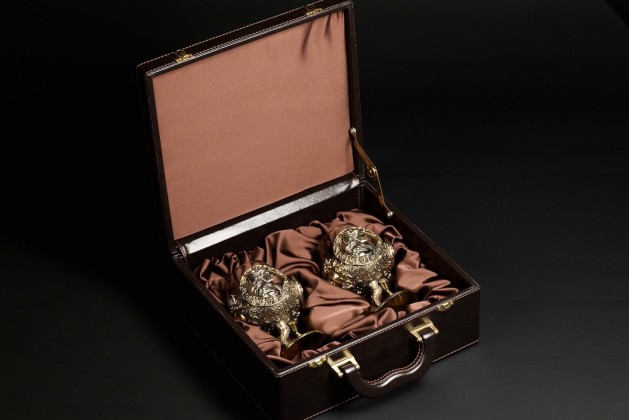 Бокал для коньяка Зодиак «Дева» 2 шт. в подарочном футляре