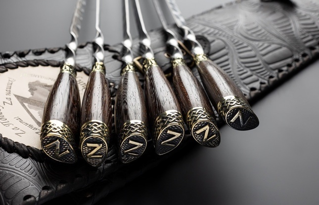 Набор шампуров в чехле " Премиум Z " Лимитированная серия. - фото №4