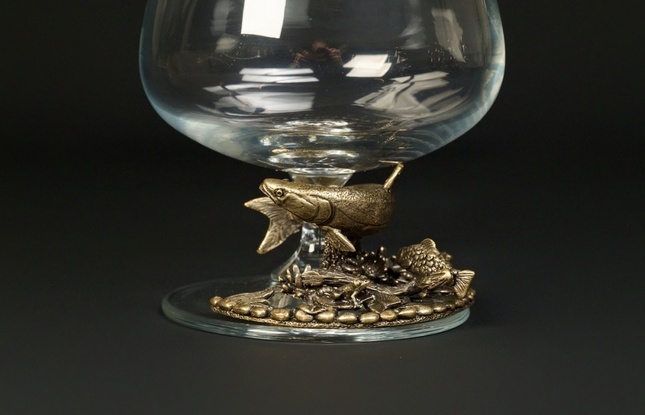 Набор бокалов  «Рыбалка»  эконом 4 шт. в подарочном кейсе с художественным оформлением  430 мл - фото №10