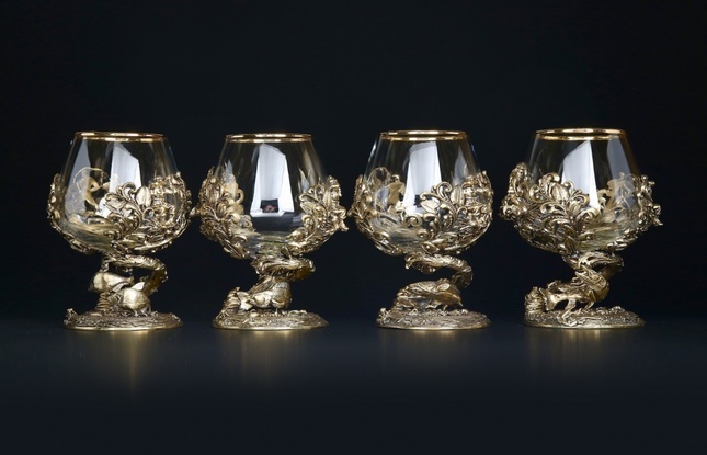 Бокал для коньяка «Рыбалка Элит» Сом 430 мл - фото №4