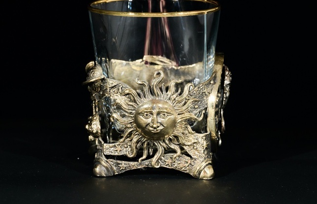 Стакан для виски Зодиак  "Близнецы"  - фото №3