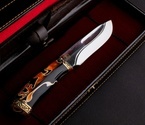 Подарочный туристический нож «Беркут» сталь 95Х18 в футляре - фото №2