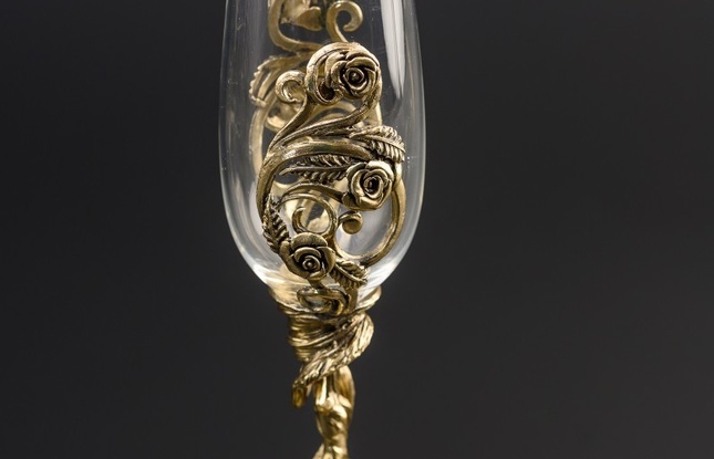 Бокал для шампанского «Флора» 180 мл - фото №5