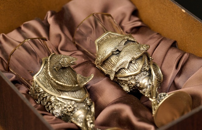 Набор рюмок-лафитников «Рыбалка Трофеи» 50 мл - фото №12