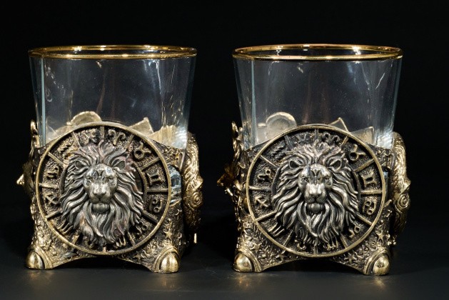 Стакан для виски Зодиак  "Лев"