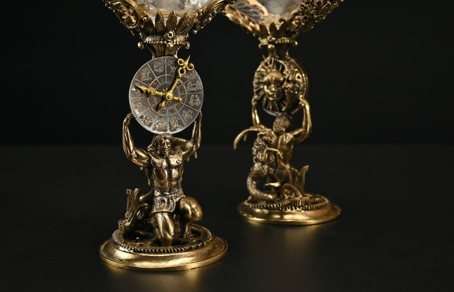 Набор бокалов для вина «Зодиак Козерог» (2шт.) в подарочном футляре 450 мл - фото №1