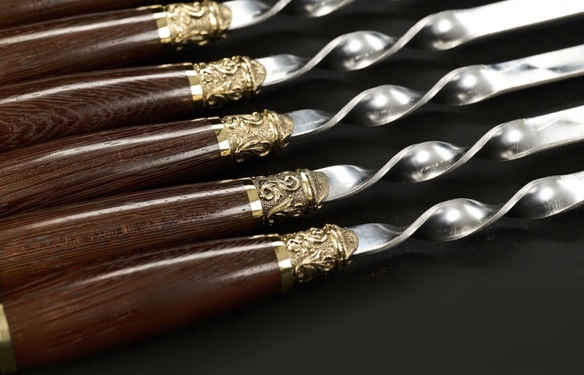 Шампуры ручной работы  «Звери Каменные» - фото №4