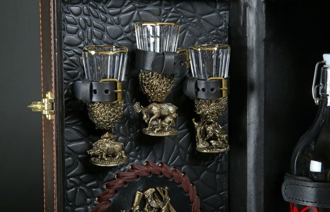 Кейс для алкоголя Арт-Мастер 14 "Русский лес" - фото №3