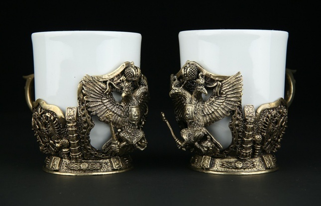 Чашка для кофе "Герб РФ" 200 мл - фото №8